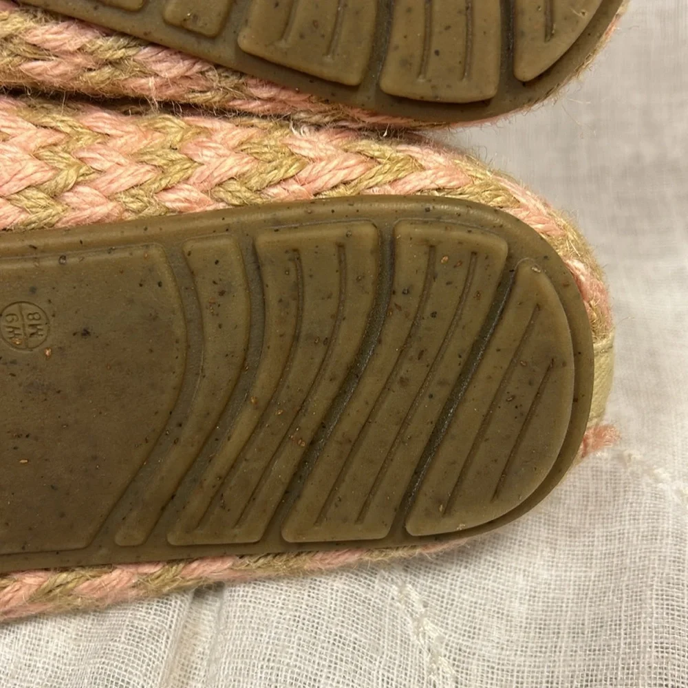NWOT EMU espadrille leather flats